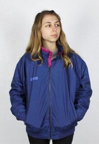 VINTAGE COLUMBIA PATTERNED FLEECE JACKET
