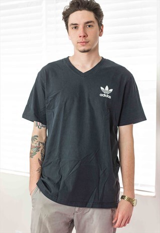 VINTAGE ADIDAS T-SHIRT LOGO 90S XL 8.4