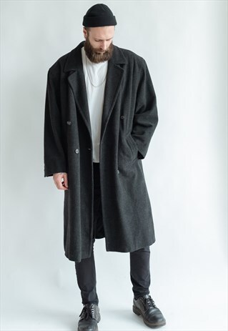 VINTAGE 60S CLASSIC RELAXED WOOL COAT