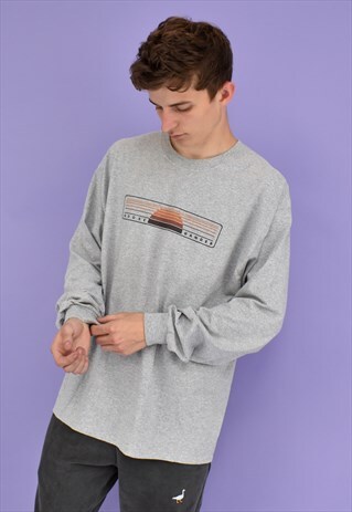 G&G UNISEX SG ORANGE SUNSET L/S CUFFED TEE