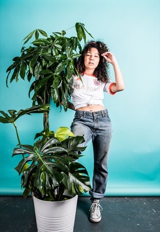 VINTAGE LEVI'S 507 BLUE MOM JEANS