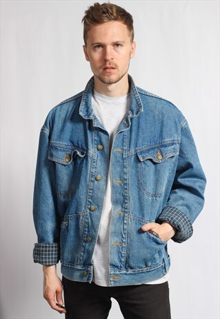 VINTAGE BLANKET LINED DENIM JACKET