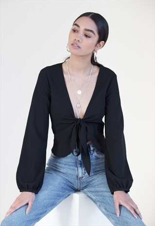 MARIN BLOUSE - BLACK