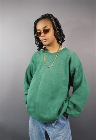 POLO RALPH LAUREN CREW NECK JUMPER SWEATER SWEATSHIRT