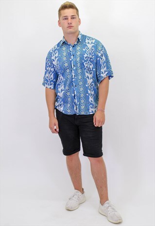 VINTAGE PATTERN FESTIVAL SHIRT