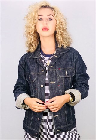 VINTAGE 90S TOMMY HILFIGER DENIM JACKET