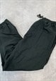 VINTAGE TRACK PANTS ELASTICATED WAIST JOGGERS