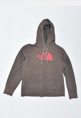 VINTAGE 90'S THE NORTH FACE HOODIE JUMPER BROWN
