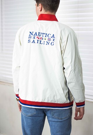 VINTAGE NAUTICA JACKET LOGO 90S X 19.2