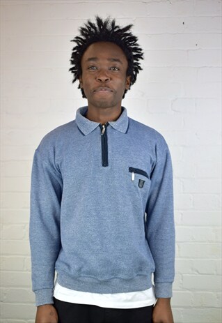 VINTAGE 90'S 1/4 ZIP SWEATSHIRT