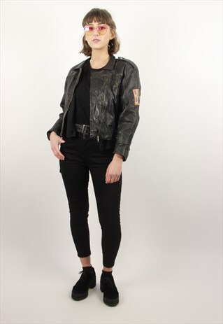 VINTAGE LEATHER 90S JACKET