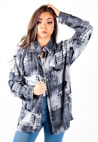 VINTAGE PATTERNED SHIRT S557