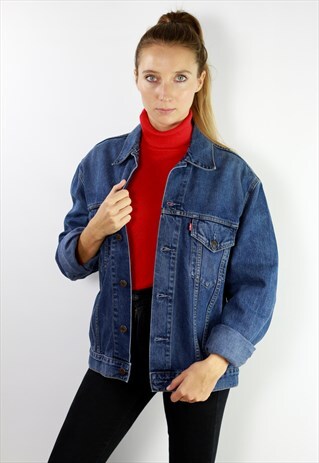 VINTAGE LEVIS DENIM JACKET BLUE