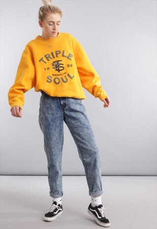 VINTAGE HIGH WAISTED MOM JEANS KL5