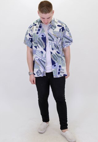VINTAGE PATTERN FESTIVAL SHIRT