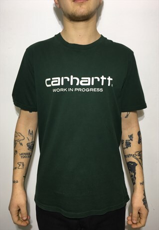 VINTAGE 90' OLDSCHOOL UNISEX GREEN CARHARTT TSHIRT