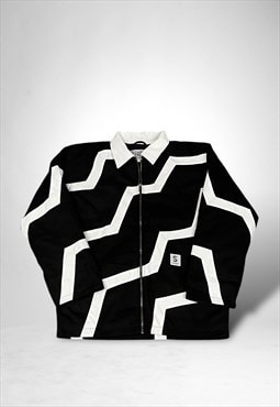 Vintage SSR Black & White ZigZag Jacket