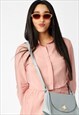PINK LIGHTWEIGHT CROPPED CLASSIC SHIRT