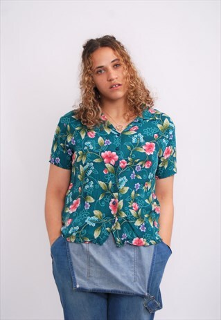 VINTAGE FLORAL BLOUSE