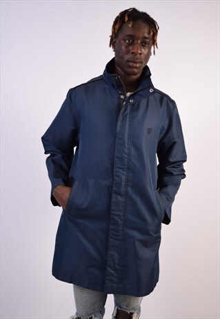 VINTAGE TONINO LAMBORGHINI OVERCOAT BLUE