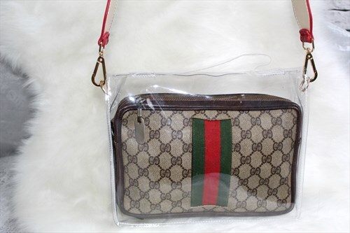 Gucci, Bags, Upcycled Gucci Clear Purse