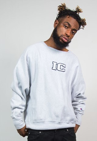 VINTAGE CHAMPION REVERSE WEAVE SWEATSHIRT IC COLLEGE