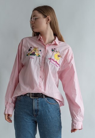 VINTAGE 80S FUNKY BEAR TEDDY SHIRT