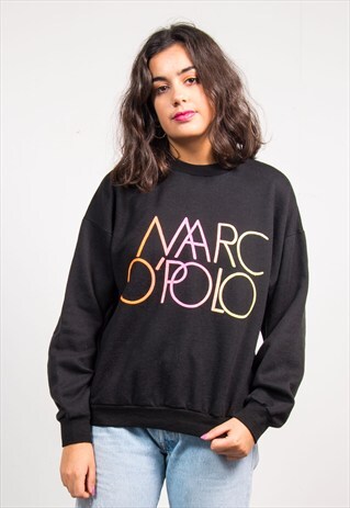 80'S VINTAGE BLACK MARC O'POLO SWEATSHIRT
