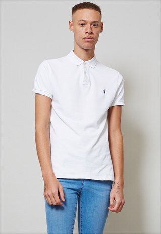 VINTAGE 90'S WHITE POLO RALPH LAUREN POLO T-SHIRT