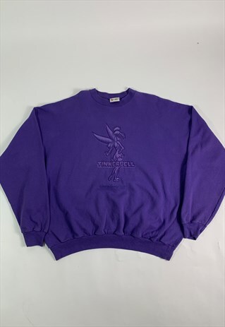 DISNEY WORLD TINKERBELL EMBROIDERED SWEATER