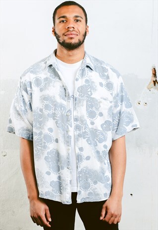 VINTAGE FLORAL PATTERN SHIRT