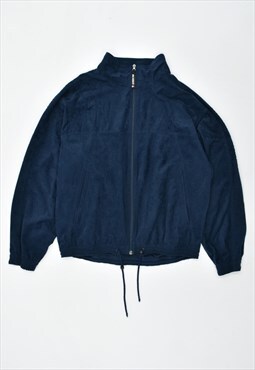 Vintage 90's Vintage Tracksuit Top Jacket Navy Blue