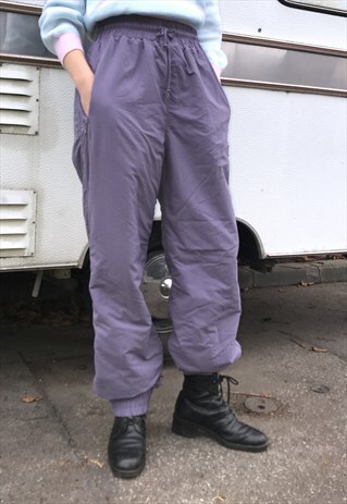 90S PURPLE TRACK PANTS