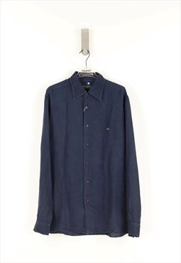 Etro Long Sleeve Shirt in Blue - M