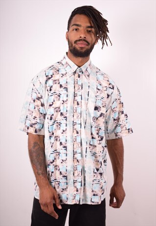 PAUL SMITH MENS VINTAGE SHIRT LARGE MULTI 90S