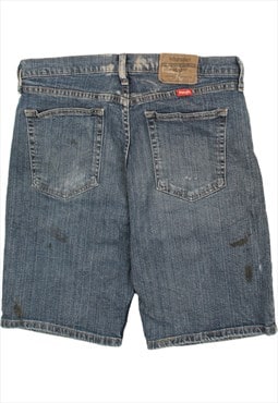 Wrangler 90's Baggy Chino Shorts 32 Blue