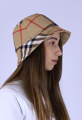 BURBERRY CAP PANAMA BUCKET HAT NOVA