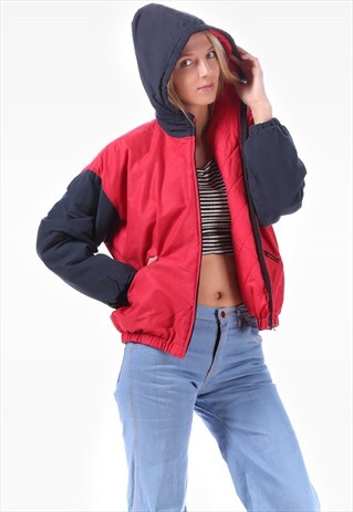 PUFFER JACKET VINTAGE HOODED JACKET