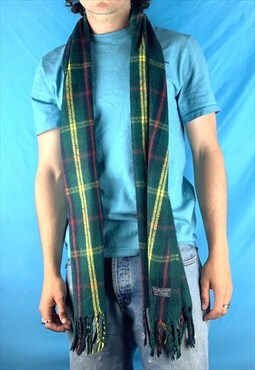 Vintage Burberry Checked Scarf 