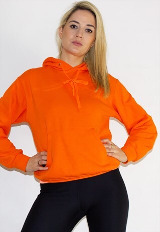 BRIGHT ORANGE HOODIE