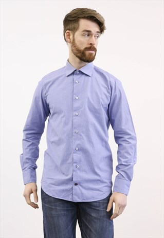 TOMMY HILFIGER VINTAGE 1990S BLUE SHIRT