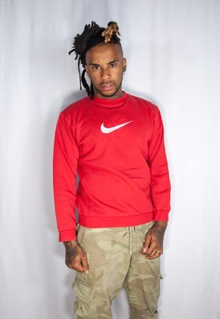 RED NIKE VINTAGE SWEATSHIRT