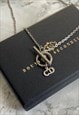 Authentic Mini Dior CD Repurposed Necklace