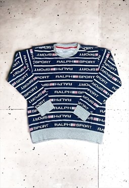 Vintage Ralph Sport Spell Out Sweatshirt