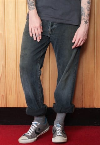 VINTAGE GREY LEVI'S 501 PAINT JEANS