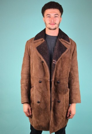 VINTAGE 90'S SHEARLING COAT