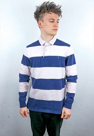 VINTAGE RALPH LAUREN RUGBY POLO SHIRT