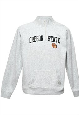 Vintage Champion Oregon State Printed Sweatshirt - L