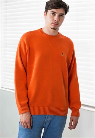 VINTAGE TOMMY HILFIGER SWEATERJUMPER LOGO 90S L 28