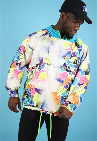 VINTAGE MULTICOLOURED SKI JACKET NJ80